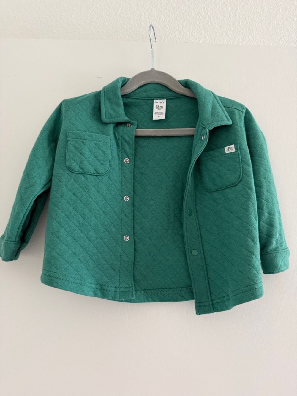 Carter's Teal Quilted Baby Jacket